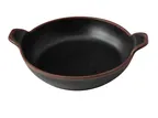 image of Yanco NA-509BK - Melamine Bowl Handle 7½"W x9"D x1¾"H, 24 Oz 3/4 Qt, Black, Dishwasher‑Safe - Dozen
