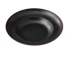 image of Yanco NA-810BK Pasta Bowl, 10"-3/4", 12 Oz, Black/Brown Melamine, Dishwasher Safe - Dozen