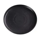 image of Yanco NB-107 - Black Plate, 7-1/2", Porcelain, Rolled Edge, Dishwasher/Oven/Microwave Safe - Dozen