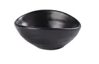 image of Yanco NB-803 Black Olive Salad Bowl, 4" Dia x 1" H, 2 Oz, Glazed Porcelain, Microwave Safe - Dozen