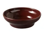 image of Yanco NC-352C - 5 oz Round Melamine Sauce Dish, Chocolate, 4-3/4" Dia x 1-1/2" H, Duty - Dozen