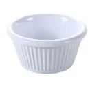 image of Yanco NC-509WT - 2 oz White Melamine Ramekin, 2‑7/8" Dia x 1‑1/4" H, Dishwasher‑Safe - Dozen