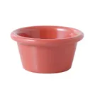 image of Yanco NC-536RD - 2 oz Ramekin, 2‑7/8" Dia x 1‑1/4" H, Melamine, Orange‑Red, Heavy Duty - Dozen