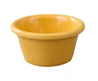 image of Yanco NC-536YW - 2 oz Yellow Melamine Ramekin, 2-7/8" Dia x 1-1/2" H, Dishwasher Safe - Dozen