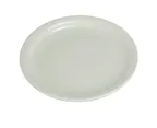 image of Yanco NR-8 Normandy Plate, 9" Round Ceramic Dinner Plate with Narrow Rim, American White - Dozen