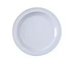 image of Yanco NS-105W - 5-1/2" Round Melamine Plate, White, Heavyweight, Dishwasher Safe - Dozen