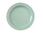 image of Yanco NS-108G - 8" Round Melamine Plate, Green, Heavy, Dishwasher Safe, NSF, Dinnerware - Dozen