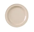 image of Yanco NS-109T - 9" Tan Melamine Round Plate, 8"‑9" Diameter, Plastic Dinnerware - Dozen