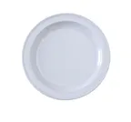 image of Yanco NS-110W - 10-1/4" Round Melamine Plate, White, Dishwasher Safe, NSF - Dozen