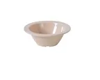 image of Yanco NS-304T - 5 oz Tan Melamine Fruit Bowl, 4-3/4" Dia x 1-1/2" H, Dishwasher Safe, NSF - Dozen