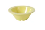image of Yanco NS-304Y - 5 oz Yellow Melamine Fruit Bowl, 4-3/4" Dia x 1-1/2" H Dishwasher Safe NSF - Dozen