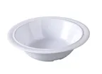 image of Yanco NS-307W - 13 Oz White Melamine Soup Bowl, 6-1/2" Dia x 2" H, Dishwasher Safe, NSF - Dozen