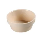 image of Yanco NS-502T Ramekin Sauce Cup, 2.5 Oz, 2-7/8" Dia x 1-1/4" H, Melamine Tan, NSF - Dozen