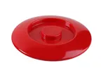 image of Yanco NS-608CR - 8" Red Melamine Tortilla Server Lid, Heavy, Dishwasher Safe, NSF - Dozen