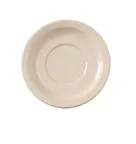 image of Yanco NS-9012T - 5-1/2" Tan Melamine Heavy‑Weight Plastic Saucer, Dishwasher Safe, NSF - Dozen