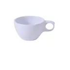 image of Yanco NS-9015W - 7 Oz White Melamine Cup, 3-3/4" Dia x 2-1/4" H, Dishwasher Safe, NSF - Dozen