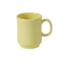 image of Yanco NS-901Y - 8 oz Yellow Melamine Mug, 3" Diameter x 3-5/8" Height, Dishwasher Safe - Dozen