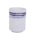image of Yanco OC-9305 - Ocean Tea Cup 9 oz (3" Dia x 4" H) Porcelain White/Blue, DW/OV/MW Safe - Dozen