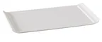 image of Yanco OK-1313 - Osaka Plate, 13" x 6-3/4" Rectangular Melamine White, Dishwasher Safe - Dozen