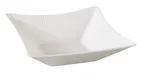 image of Yanco OK-2541 Seafood Bowl, 2 Qt (64 Oz) White Melamine, 11"L x 11"W x 3"H Dishwasher Safe - Set