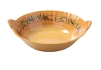 image of Yanco OL-509 Olive 1 Qt Bowl With Handles, 9" Diameter x 2-1/2" Height, Melamine, Dishwasher Safe