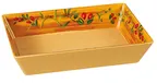 image of Yanco OL-618 Olive Rectangular Bowl, 6 Qt (212 oz), 17-3/4" L x 11-3/4" W x 2-1/2" H, Melamine