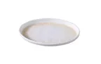 image of Yanco OP-208 - Melamine Platter, 8 1/8"W x5 3/4"D x3/4"H, White/Brown, Dishwasher Safe - Dozen