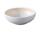 image of Yanco OP-304 Melamine Rice Bowl, 7 oz (4 5/8" Dia x 1 5/8" H), Two-Tone White/Brown - Dozen
