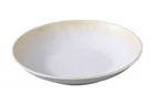 image of Yanco OP-310 - 42 Oz (1‑Qt) Melamine Salad Bowl, 10 1/4" Dia x 1 7/8" H, White/Brown - Dozen