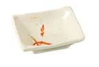 image of Yanco OR-2404 Orchis Melamine Sauce Dish, 4" L x 4" W, 3.5 Oz, Dishwasher Safe - Dozen