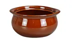 image of Yanco OS-12-B Onion Soup Crock Bowl, 12 Oz, 4-1/4" Dia x 2-1/4" H, Porcelain Oven Safe - 1 Dozen