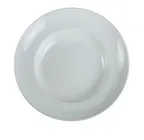 image of Yanco PA-612 Plate, 12" Round Porcelain, White, Wide Rim, Dishwasher/Oven/Microwave Safe - Dozen