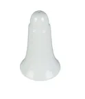 image of Yanco PA-SS Porcelain Salt Shaker, 4" Height, White, Dishwasher Oven Microwave Safe - Dozen