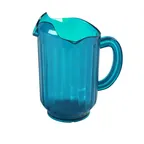 image of Yanco PC-060G Plastic Pitcher, 60 oz Green, Three Spouts, Sturdy Handle, Food-Grade Plastic