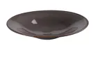 image of Yanco PK-410 China Plate, 10.5" (15 Oz) Round Porcelain Grey Rolled Edge, Dishwasher Safe - Dozen