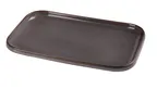 image of Yanco PK-512 Sushi Plate - 12" x 7½" Porcelain Rectangular Rolled Edge, Dishwasher Safe - Dozen