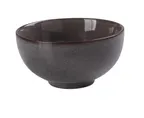 image of Yanco PK-706 Peacock Nappie Bowl, 6" Dia x 3" H, 25 oz Grey Glazed Porcelain Microwave - Dozen