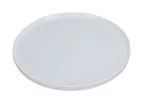 image of Yanco PP-112 - 12" White Porcelain Round Coupe Rim Plate, Dishwasher Oven Microwave Safe - Dozen