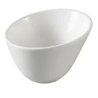 image of Yanco PS-2007 - 7" Slanted White Porcelain Bowl, 26 oz - Dozen