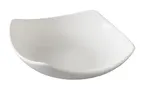 image of Yanco PS-2109 Square White Porcelain Bowl, 9" Diameter, 24 Oz Dishwasher Microwave Safe - Dozen