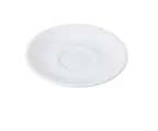 image of Yanco PS-36 Round White Porcelain Saucer, 4.5" Diameter, Dishwasher Oven Microwave Safe - Dozen