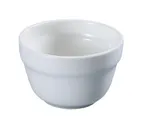 image of Yanco PS-4 - 7 oz White Porcelain Bouillon Cup, 3-3/4" , Dishwasher/Oven/Microwave Safe - Dozen