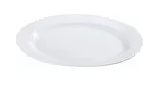 image of Yanco PS-41 Piscataway Oval Porcelain Platter, 14" x 9-1/2", White, Dishwasher Safe - Dozen