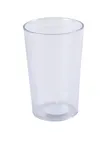 image of Yanco PT-008C Clear Plastic Tumbler, 8 oz (1 Cup), Transparent - Dozen