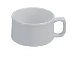 image of Yanco PT-9016 - 8 oz Tree Soup Mug, 4" Dia x 4-5/8" H, Beige Melamine, Dishwasher Safe - Dozen