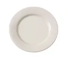 image of Yanco RE-20 Recovery Plate, 11¼" Wide Round Rim Rolled Edge, White Ceramic, Dishwasher - Dozen