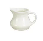 image of Yanco RE-4-CM Creamer Pitcher, 4-5 oz, 2-1/2" Dia x 3-1/4" H, White Porcelain Handle, Safe - Dozen