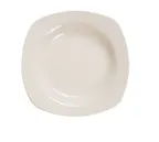 image of Yanco RE-511 Recovery Pasta Bowl, 22 oz (11½" × 11½" Square) White Ceramic Rolled Edge - Dozen