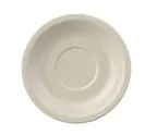 image of Yanco RE-57 Saucer, 6-7/8" Round Ceramic White Rolled Edge Dishwasher Oven Microwave Safe - Dozen