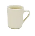 image of Yanco RE-8-T China Mug, 8 oz (3" dia. x 3-3/8" H), White Ceramic Dishwasher/Oven/MW Safe - Dozen